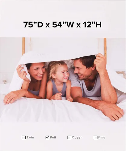Vista 6 de Flash Furniture - Protector de colchón 100 % impermeable, sin vinilo, de alta calidad, con suave tejido suave transpirable, de tamaño matrimonial