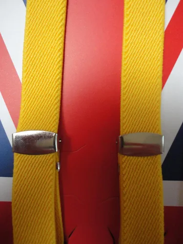 Vista 4 de Warrior Clothing England Classic - Tirantes elásticos estrechos y delgados de 12