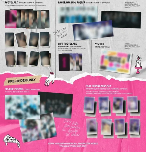 Vista 2 de Stray Kids ROCK-STAR 8º Mini álbum PHOTOBOOK Random Ver
