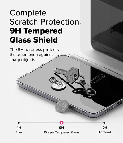 Vista 3 de Ringke Protector de pantalla de vidrio templado compatible con iPad Mini 6 (6ª generación) y protector de pantalla para iPad Mini A17 Pro, vidrio