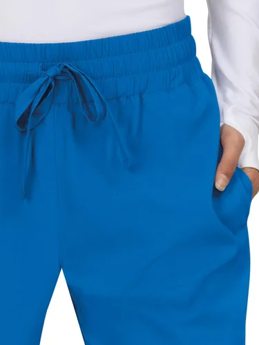 Vista 3 de KOI Basics 741 Gemma Jogger Pantalón médico para mujer, Gris Platino
