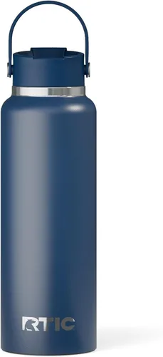 Vista 31 de RTIC - Botella de agua Outback de 32 oz (1 L), con revestimiento de cerámica, aislada, de acero inoxidable, doble pared con aislamiento al vacío