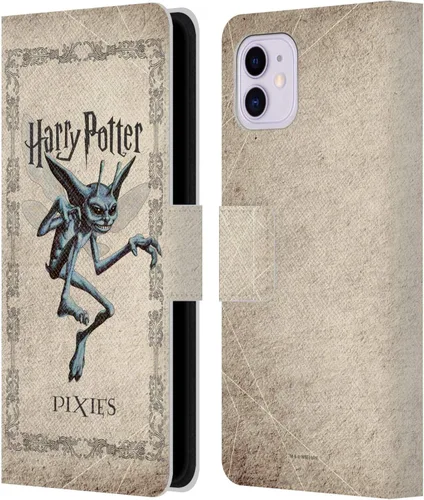 Vista 10 de Head Case Designs Funda de piel con licencia oficial de Harry Potter Aragog Spider Creature Chamber of Secrets II, compatible con Apple iPhone 11