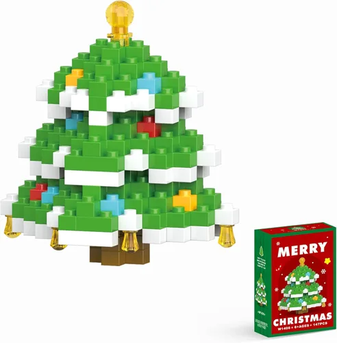 Vista 10 de Christmas Advent Calendar 2026 Building Sets Compatible with Lego Christmas 24 Days Countdown Gifts 24 Packs Christmas Model Building Micro Blocks