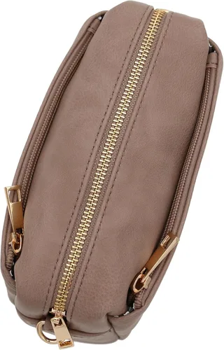 Vista 148 de FashionPuzzle Triple Zip Small Crossbody Bag