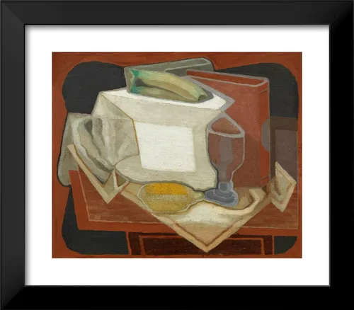 Vista 2 de ArtDirect Gris, Juan 23x20 Black Modern Framed Art Print Titled: Banana