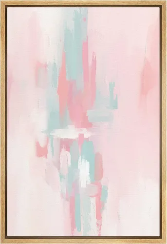 Vista 20 de MUDECOR Impresión en Lienzo Enmarcado Arte de Pared Pincelada Floral Abstracta en Tonos Neutros Cálidos Tonos Terrosos Ilustraciones Minimalismo