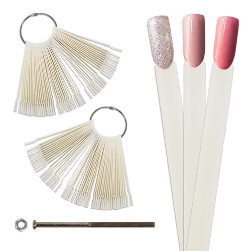 Vista 8 de Beauticom - Palillos transparentes para uñas (cantidad: 100 piezas)