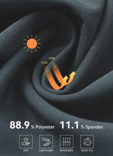 Vista 4 de BALEAF Pantalones capri de pierna ancha para mujer, pantalones holgados de secado rápido, bolsillos UPF50+ atléticos, casuales, entrenamiento, yoga
