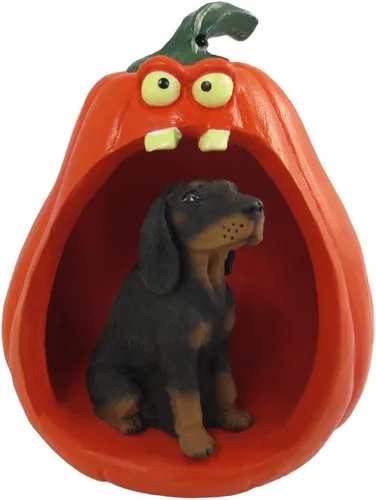 Vista 82 de Conversation Concepts Figura de Corgi galés de Halloween y calabaza Welsh Corgi Pembroke