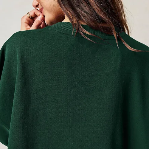 Vista 6 de Vestidos de regreso a casa para Mujer, Sudadera de Manga Larga, minivestidos de retales Vestido tipo Jersey
