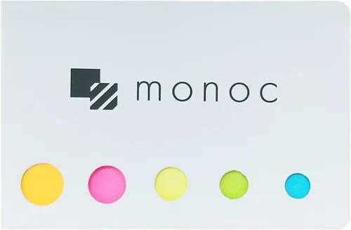 Vista 2 de Pilot Acroball serie T, bolígrafo retráctil, tinta negra de 0.020 in, juego de 5 colores de cuerpo y nota adhesiva "monoc" (importación de Japón)