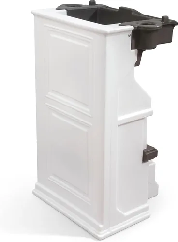 Vista 2 de Step2 Mobile Helper, taburete y soporte de torre para niños pequeños, altura ajustable y almacenamiento integrado, pies antideslizantes, incluye
