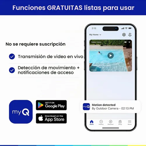 Vista 9 de Chamberlain myQ - Cámara inteligente con cable para exteriores