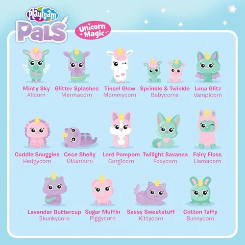 Vista 7 de Educational Insights Playfoam Pals Unicorn Magic 10 piezas – Recuerdos de fiesta de unicornio, juguetes antiestrés para niños a partir de 3 años