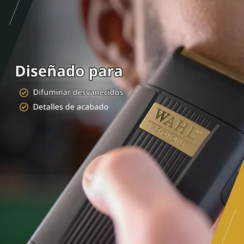Vista 3 de Wahl Professional Micro Power Shaver, lámina de acabado ultra-cercada inalámbrica para aseo preciso, tiempo de ejecución de 2 horas
