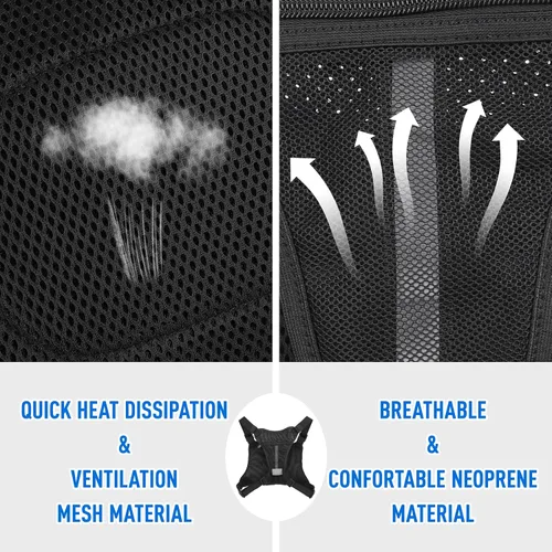 Vista 5 de DEYACE - Bolso de pecho para hombre, Negro-cp, Talla única Bolsa EDC para entrenamientos, correr, ciclismo