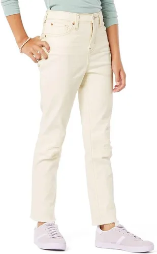 Vista 5 de Signature by Levi Strauss & Co. Gold Pantalones vaqueros de tiro alto y corte recto para niñas (Nuevo) Hacer un chapoteo