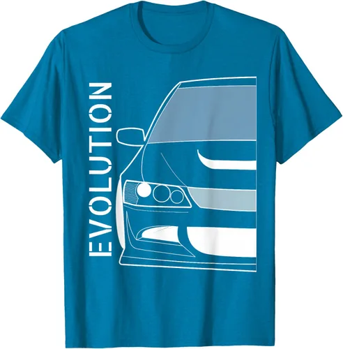 Vista 9 de Camiseta Evo 8 Design Turbo JDM Classic Legends, Negro, S