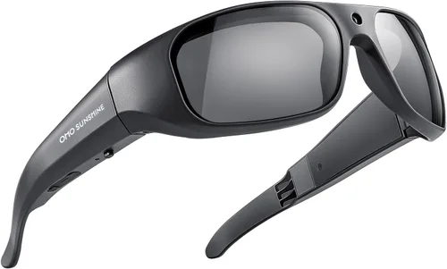 Vista 10 de OhO sunshine 4K UHD Camera Sunglasses, Record-While-Charging, Water Resistant, UV Protection Lenses, Unisex