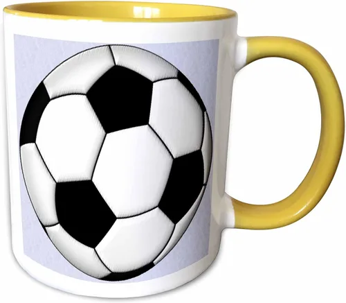 Vista 8 de 3dRose Soccer Ball Champ - Taza negra de dos tonos (11 oz)
