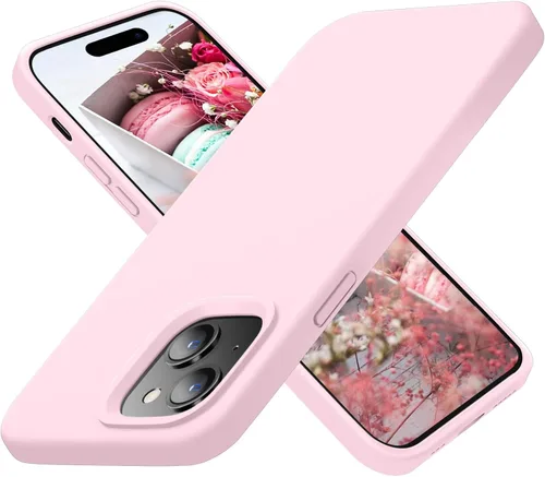 Vista 18 de Cordking Funda diseñada para iPhone 15 Pro Max, funda de silicona ultradelgada a prueba de golpes con [forro de microfibra suave antiarañazos], 6.7