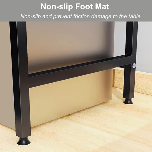 Vista 7 de Soporte Expandible para Microondas de Encimera, Estante Sobre Microondas de 3 Niveles Resistente con 8 Ganchos, Estante Ajustable de Altura de Acero