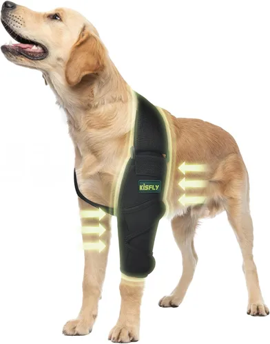 Vista 13 de Codera para perro para codo canino y hombro, displasia, osteoartritis, callos de codo, úlceras por presión, coderas de perro para una mejor
