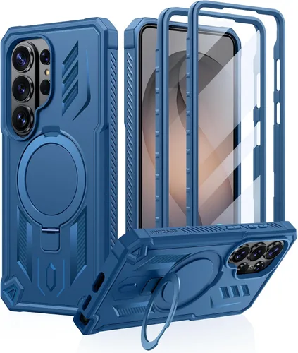 Vista 13 de FNTCASE Funda para iPhone Air Phone Case: Compatible con MagSafe Protector de pantalla integrado Soporte con grado militar a prueba de caídas