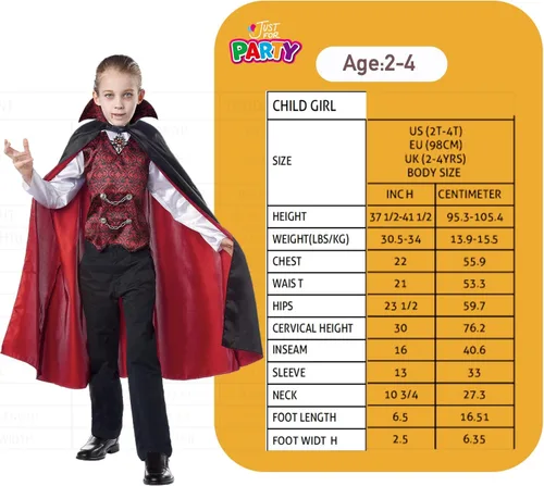 Vista 4 de Kids Gothic Classic Vampire Halloween Costume Boys
