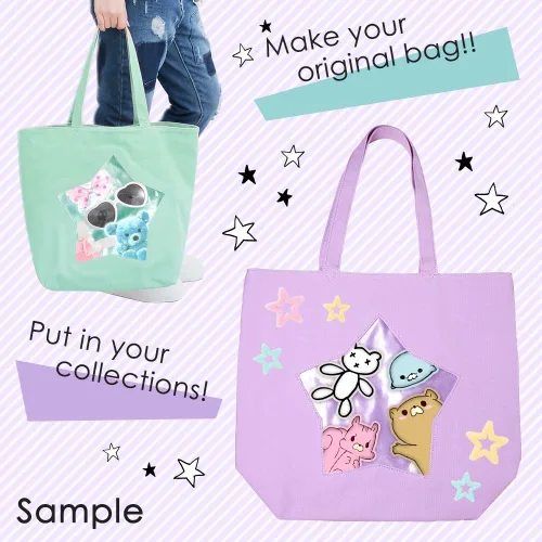 Vista 6 de Bolsa de mano grande con forma de estrella japonesa Itabag