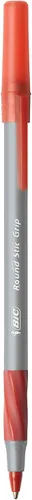 Vista 2 de BIC Round Stic Grip Xtra Comfort - Bolígrafos rojos, punta media (0.047 pulgadas), paquete de 12 unidades, excelentes bolígrafos de escritura