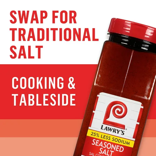 Vista 7 de Lawry's 25% menos de sal sazonada de sodio, 36.5 oz