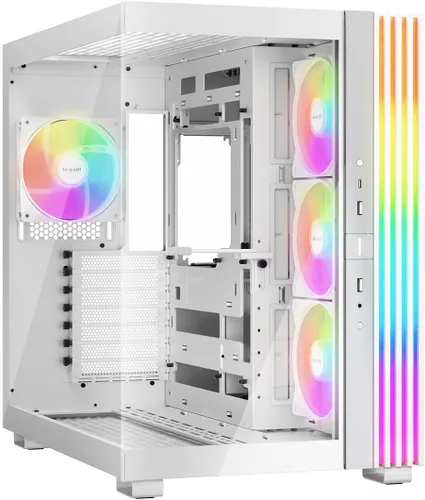 Vista 15 de be quiet! Base ligera 500 PC Caso, totalmente ventana frontal y panel