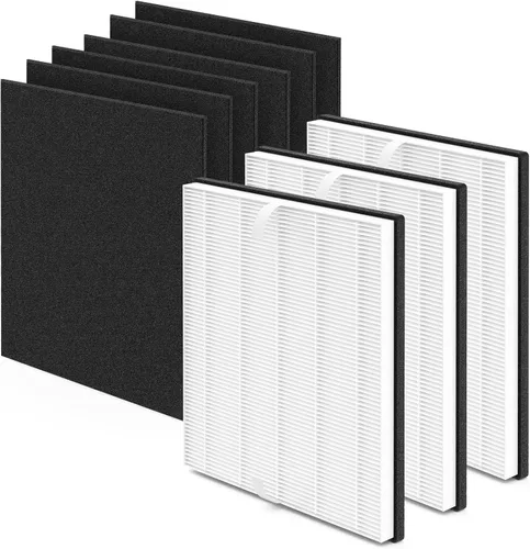 Vista 8 de MD1-0022 Filtro de repuesto compatible con purificador de aire Vornado modelo AC300, AC350, AC500, AC550, PCO200, PCO300, PCO375DC, PCO500, PCO575DC