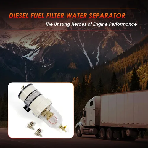 Vista 7 de Filtro de combustible marino diésel mejorado Turbina separador de agua SERIE 900 900FH 90GPH ｜ Con válvula de giro manual ｜ Compatible con camiones
