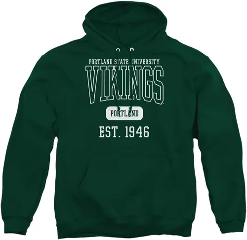 Vista 359 de LOGOVISION Colección de sudaderas con capucha unisex con diseño oficial de Collegiate Est. Date para hombres y mujeres
