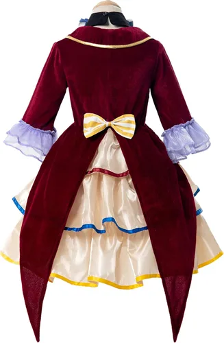 Vista 2 de NSPSTT Girls Costumes Princess Dress Wendy Dress Costume Wendy Darling Coatume Halloween Cosplay Costume Blue Dress