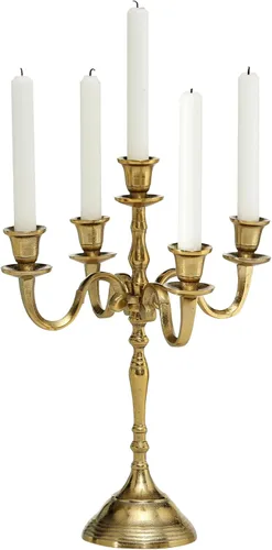 Vista 11 de Hamptons - Candelabro de cinco velas, acabado negro rústico, estilo granja