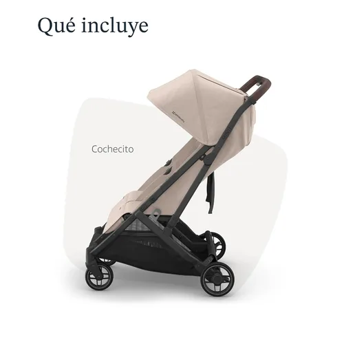 Vista 3 de UPPAbaby Minu Duo - Cochecito doble lado a lado, ligero y diseño compacto para viajes, fácil de plegar, desde el nacimiento hasta el niño pequeño