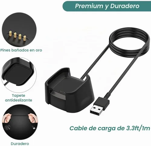 Vista 4 de Cargador para reloj inteligente Fitbit Versa de 1ª