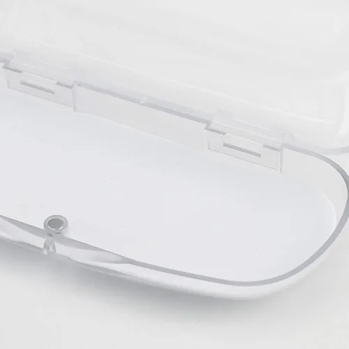 Vista 13 de 3 piezas de carcasa rígida para gafas translúcidas esmeriladas de plástico con cierre magnético