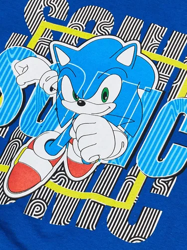 Vista 3 de SEGA Camiseta de manga corta Sonic The Hedgehog & Tails para niños