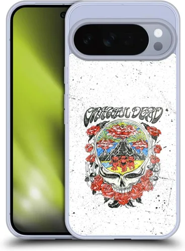 Vista 291 de Head Case Designs Funda de gel con licencia oficial de Grateful Dead Bear Trends [protección de grado militar] compatible con Google Pixel 3