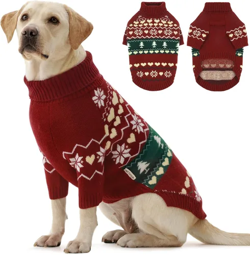 Vista 71 de IECOii Suéter de perro salchicha de cuello alto para perros pequeños, medianos y hembras, elástico y transpirable, abrigo de punto cálido, para Negro