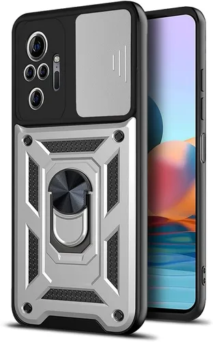 Vista 168 de Compatible con Tecno Pova Neo 2 Bracket Shell, con cubierta deslizante para lente de cámara compatible con Tecno Pova Neo 2 LG6n Case Negro