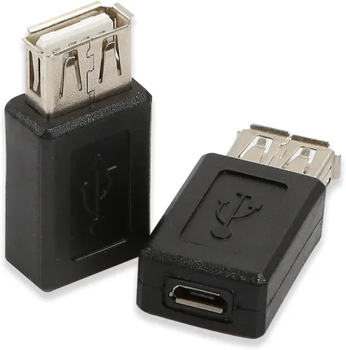 Vista 6 de ELECTOP Paquete de 2 adaptadores USB 2.0 A hembra a USB Micro Hembra