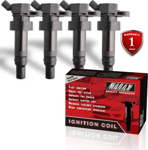 Vista 6 de Juego de 4 bobinas de encendido turboalimentadas UF707 27301-2B110 compatibles con Hyundai Kia Forte Veloster Koup 1.6L L4 - Reemplaza B284 C936
