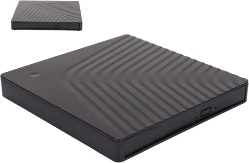 Vista 3 de Unidad externa, desmontable USB3.0/USB2.0 portátil Caja de unidad óptica portátil reproductor óptico, velocidad de transferencia de hasta 5 Gbps
