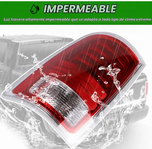 Vista 6 de Lochnchn Conjunto de Luz Trasera LED Compatible con Dodge Ram 1500 2013-2018, Ram 2500 3500 2014-2018 Lado Izquierdo del Conductor Luces Traseras